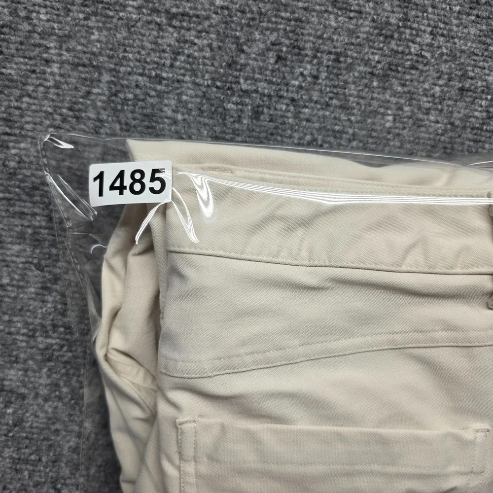 Lululemon Mens ABC Pant 5 Pocket Slim Performance Stretch Pants Khaki Size 32x33